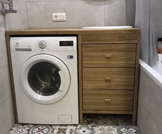 Тумба под умывальник из дуба 0202