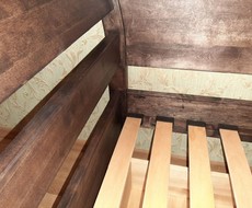 Односпальная кровать из березы 0105