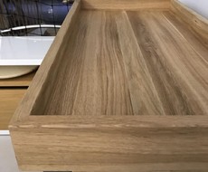 Тележка из дуба с металлическим корпусом 0311